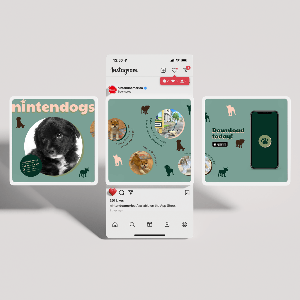 Nintendogs Social Media&nbsp;Ads