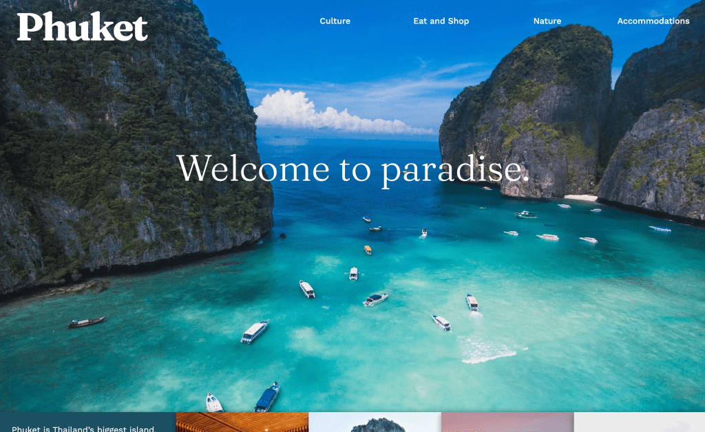 Phuket Tourism Website